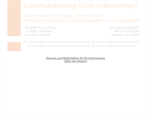Tablet Screenshot of expofin.de